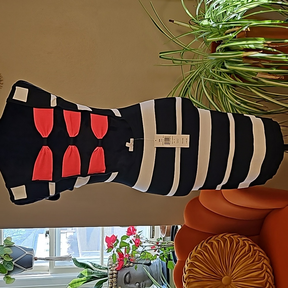 NWT Lola Striped Bodycon Dress M